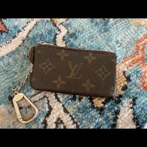 Louis Vuitton Monogram Canvas Key Pouch.